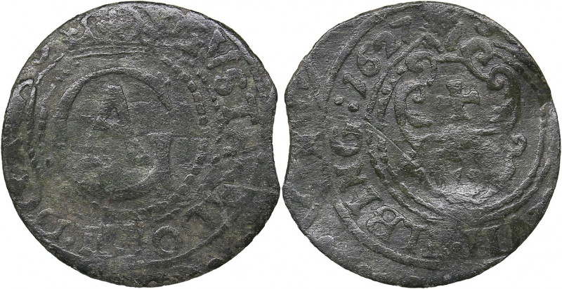 Sweden - Elbing solidus 1627 - Gustav II Adolf (1611-1632)
0.60 g. F/F SB -. Ext...