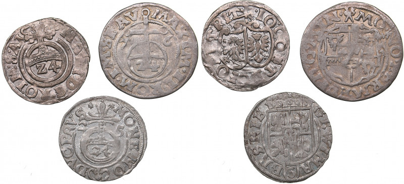 Germany 1/24 taler (3)
F-AU. 1625, 1576, ND