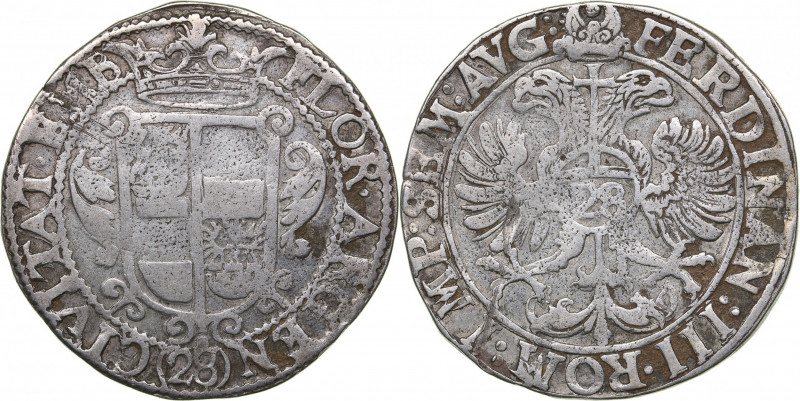 Germany - Emden Florin or Gulden of 28 Stüber ND (1637-1653)
19.85 g. VF/VF KM# ...