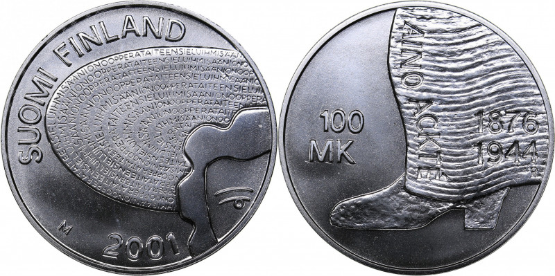 Finland 100 markkaa 2001
32.05 g. UNC/UNC