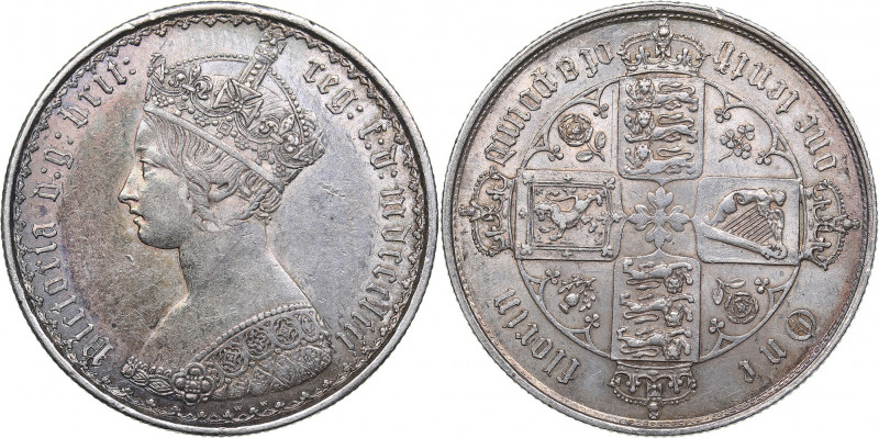 Great Britain Florin 1853
11.32 g. XF/AU