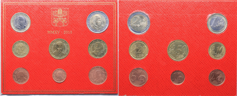 Vatican set of coins 2015
UNC