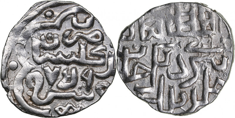 Islamic, Mongols: Jujids - Golden Horde - Gülistan AR dirham AH759 - Berdibek (1...