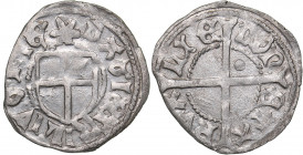 Reval schilling ND - Bernd von der Borch (1471-1483)
Livonian order. 1.19 g. XF/XF Mint luster. Haljak# 69.