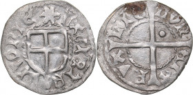 Reval schilling ND - Bernd von der Borch (1471-1483)
Livonian order. 1.15 g. XF/XF Mint luster. Haljak# 69.