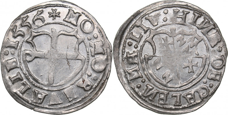 Reval Ferding 1556 - Heinrich von Galen (1551-1557)
Livonian order. 
2.80 g. AU/...