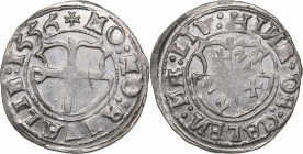 Reval Ferding 1556 - Heinrich von Galen (1551-1557)
Livonian order. 
2.80 g. AU/UNC Mint luster. Very rare condition.
Haljak# 165с.