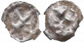 Dorpat brakteat 14th cent
Livonia. The Bishopric of Dorpat. 0.11 g. VF Haljak# 464.