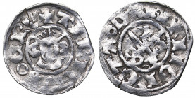 Dorpat artig 1379-1400 - Dietrich III Damerov (1379-1400)
The Bishopric of Dorpat. 1.17 g. XF/XF Haljak# -