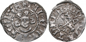 Dorpat artig 1390-1400 - Dietrich III Damerov (1379-1400)
The Bishopric of Dorpat. 0.99 g. AU/AUF Haljak# 494b