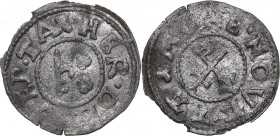 Dorpat schilling ND - Hermann II Wesel (1552-1558)
Livonia. The Bishopric of Dorpat. 0.79 g. XF/VF+ Haljak# 694 R. Rare!
