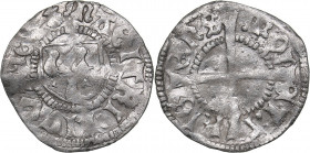 Riga schilling ND - Bernd von der Borch (1471-1483)
Livonian order. 1.10 g. XF+/XF Haljak# 238b. Rare!
