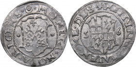 Riga ferding 1556 - Heinrich von Galen (1551-1557)
Livonian order. 2.50 g. UNC/UNC Mint luster. Rare condititon. Haljak# 341a 2R. Very rare!