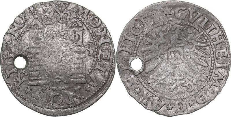 Riga (Koknese) 2 schillings 1563 - Wilhelm Markgraf von Brandenburg (1539-1563)
...