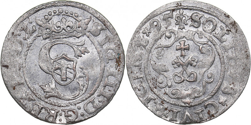 Riga - Poland solidus 1595 - Sigismund III (1587-1632)
1.07 g. UNC/UNC Mint lust...