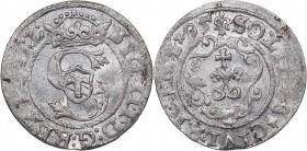 Riga - Poland solidus 1595 - Sigismund III (1587-1632)
1.07 g. UNC/UNC Mint luster. Haljak# 1062.