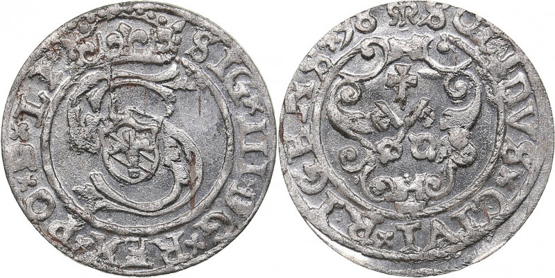 Riga - Poland solidus 1598 - Sigismund III (1587-1632)
1.09 g. UNC/UNC Mint lust...