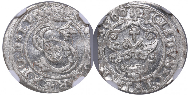 Riga - Poland solidus 1600 - Sigismund III (1587-1632) - NGC MS 66
TOP POP, only...