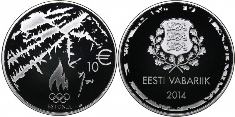 Estonia 10 euro 2014 - Olympics
28.28 g. PROOF Box and certificate.