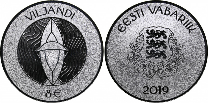 Estonia 8 euro 2019 - Viljandi
28.28 g. PROOF Box and certificate.