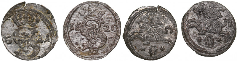 Lithuania 2 denar 1620, 1621 - Sigismund III (1587-1632) (2)
XF-UNC Mint luster.