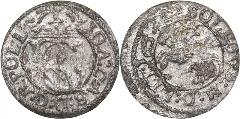 Lithuania solidus 1652 - John II Casimir Vasa (1649-1668)
0.62 g. AU/AU Mint lus...