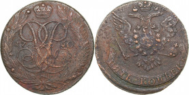 Russia 5 kopecks 1760
52.38 g. VF/VF Bitkin# 440. Elizabeth (1741-1762)