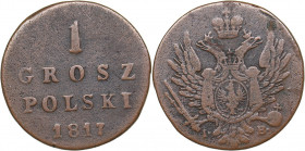 Russia - Polad 1 grosz 1817 IB
2.51 g. VF-/VF Bitkin# 883. Alexander I (1801-1825)