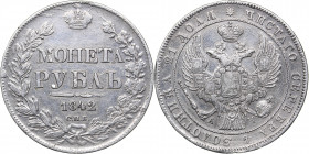 Russia Rouble 1842 СПБ-АЧ
20.53 g. XF-/XF- Bitkin# 184. Nicholas I (1826-1855)