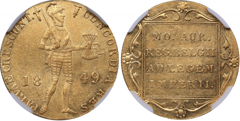 Russia Ducat 1849 - Russian imitation of Netherlands gold ducat - NGC MS 60
Mint...