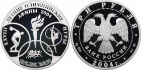 Russia 3 roubles 2004 - Olympics
34.74 g. PROOF