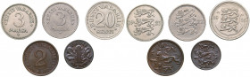 Estonia lot of coins (5)
XF-UNC