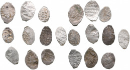 Russia silver Wire coins (10)
10