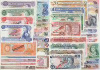 A complete set of Franklin Mint 1978 specimen notes. A total of 15 different countries and 73 notes.
Franklin Mint specimen notes sets are all of idea...