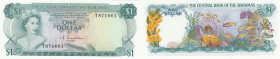 Bahamas 1 dollar 1974
Pick# 35a. UNC