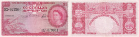 British Caribbean Territories 1 dollar 1954
Pick# 7b. VF