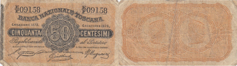 Italy 50 centesimi 1873
Pick# S751. F