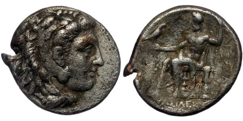 KINGS of MACEDON. ( Silver. 16.47 g. 28 mm) Alexander III 'The Great' Ar Tetradr...