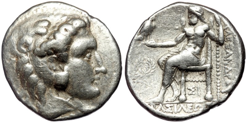 KINGS of MACEDON. ( Silver. 17.26 g. 26 mm) Philip III Arrhidaios. 323-317 BC. A...