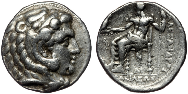 Kingdom of Macedon, ( Silver. 17.01 g. 26 mm) Philip III Arrhidaios AR Tetradrac...