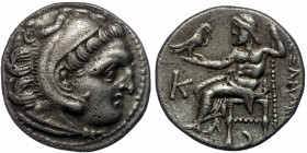 KINGS OF MACEDON. ( Silver. 4.36 g. 18 mm) Alexander III 'the Great', 336-323 BC. Drachm. 
struck under Antigonos I Monophthalmos, Kolophon, c. 310-30...
