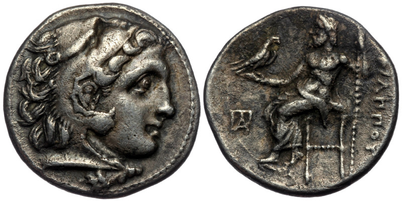 Kings of Macedon.( Silver. 4.05 g. 18 mm) Kolophon. Philip III Arrhidaeus 323-31...