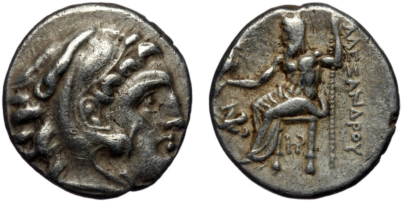 MACEDONIAN KINGDOM.( Silver. 4.16 g. 17 mm) Alexander III the Great (336-323 BC)...