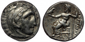 Kings of Macedon. ( Silver. 4.42 g. 17 mm) Drachm Kolophon. Alexander III "the Great" 336-323 BC. 
In the name and types of Alexander III. Struck unde...
