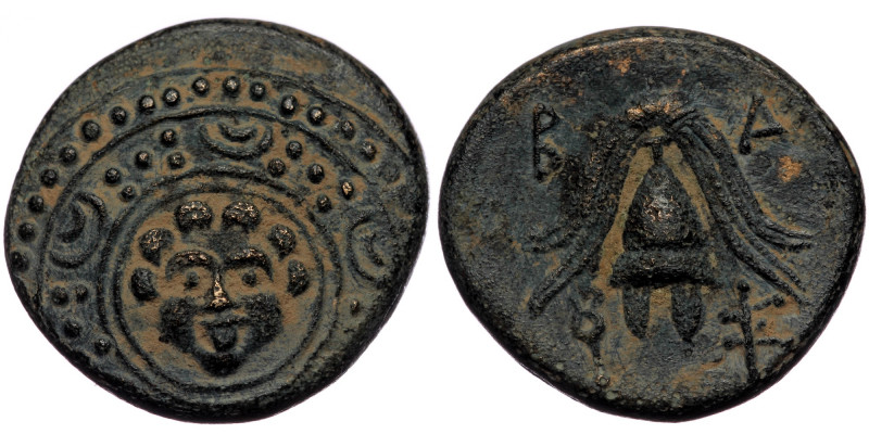 KINGS OF MACEDON.( Bronze. 3.62 g. 17 mm) Philip III Arrhidaios, 323-317 BC. AE
...