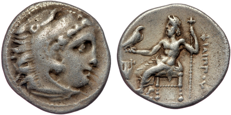 Kingdom of Macedon of ( Silver. 4.00 g, 18 mm) Philip III Arrhidaios circa 323-3...