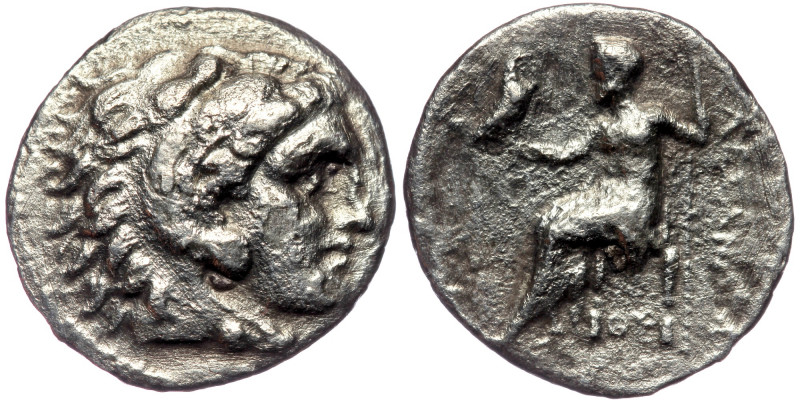 KINGS of MACEDON. ( Silver.3.36 g. 18 mm)Alexander III 'the Great'. 336-323 BC. ...