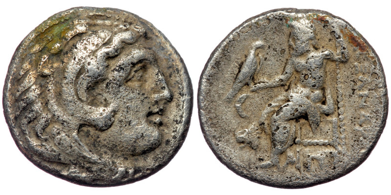 KINGS of MACEDON. ( Silver. 3.88 g. 18 mm)Alexander III 'the Great'. 336-323 BC....