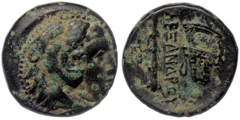 KINGS OF MACEDON (Bronze. 6.50 gr. 19 mm) Alexander III 'the Great' (336-323 BC)...