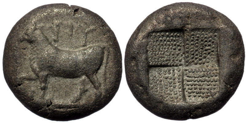 Thrace, Byzantion ( Silver. 14.50 g. 23 mm) AR Tetradrachm/Stater. Circa 367-340...